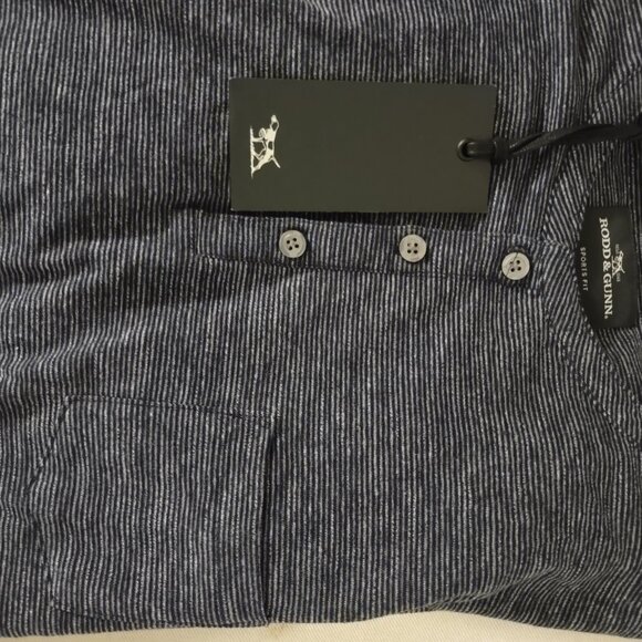 Rodd & Gunn Navy_NWT Men’s XL Long Sleeve Shirt - Picture 9 of 10